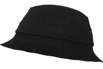 Klobúk Flexfit - Cotton Twill Bucket Hat Black