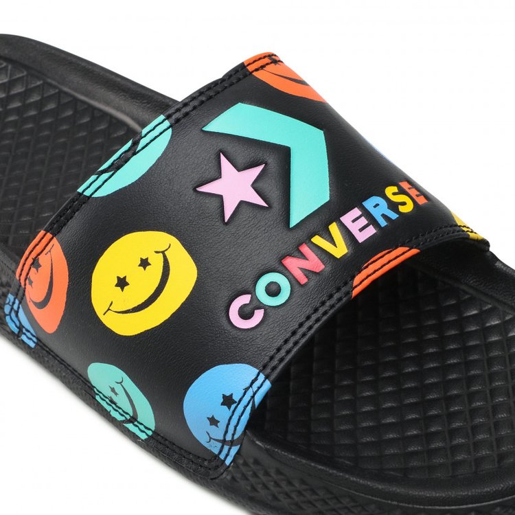 Šľapky Converse - All Star Slide Slip Black Bold Mandarin