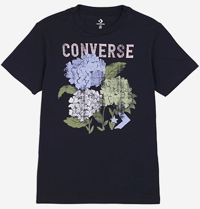 Tričko Converse - Outdoor Florals Tee Black