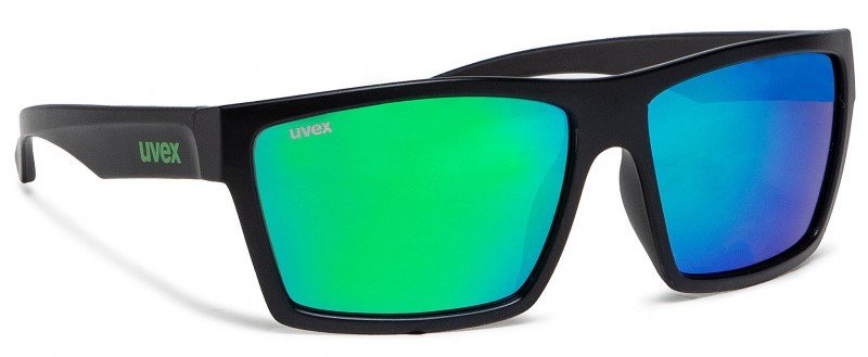 Slnečné okuliare Uvex - Lgl 29 Black Mat Mirror Green