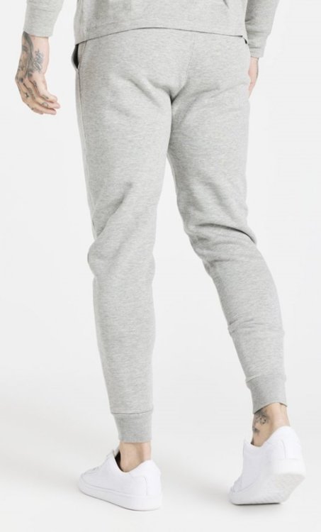 Tepláky Siksilk - Core Fitted Essential Jogger Gray