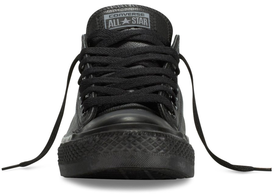 Topánky Converse - Chuck Taylor All Star Leather Ox Black Monochrome