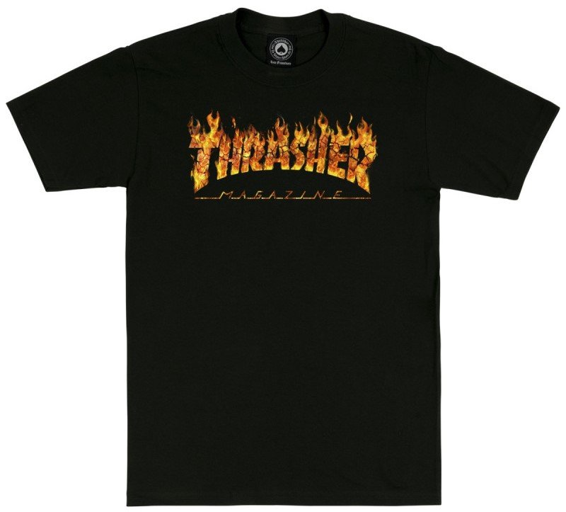 Tričko Thrasher - Inferno Tee Black