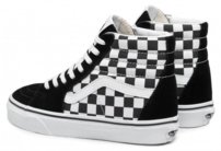 Topánky Vans - Sk8 Hi Checkerboard Black True White