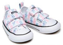 Topánky Converse - Chuck Taylor All Star 2V Ox White Storm Pink Light Dew