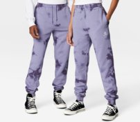 Tepláky Converse - Go To Embroidered Star Chevron French Washed Standard Fit Sweatpant Light Slate Lilac Dark Raisin