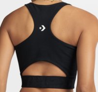 Športová podprsenka Converse - Wordmark Bra Top Nomad Black