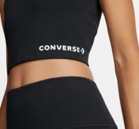 Športová podprsenka Converse - Wordmark Bra Top Nomad Black