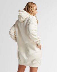 Mikinové šaty Connverse - All Star Shine Hoodie Dress Converse Egret