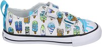 Topánky Converse - Chuck Taylor All Star 2V Ox White Baltic Blue Lime Rave