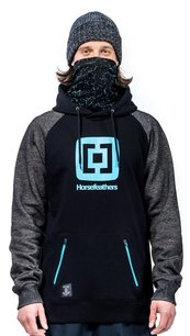 Mikina Horsefeathers - Sherman Eiki Cracked Black