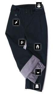 Nohavice Horsefeathers - Spire Youth Black