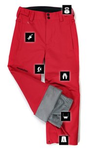 Nohavice Horsefeathers - Spire Youth Red 