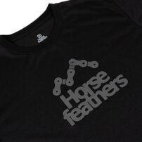Tričko Horsefeathers - Rooter Tech Chain Black