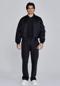 Bunda Siksilk - Bomber Jacked black