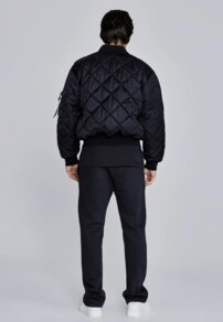 Bunda Siksilk - Bomber Jacked black