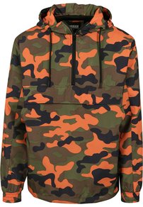 Bunda Urban Classics - Camo Pull Over Windbreaker Neonorange