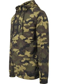 Bunda Urban Classics - Camo Pull Over Windbreaker Woodcamo