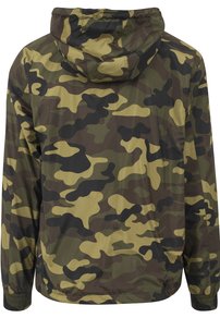 Bunda Urban Classics - Camo Pull Over Windbreaker Woodcamo