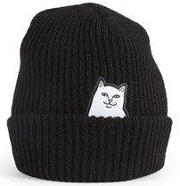 Čiapka Ripndip - Lord Nermal Ribbed Beanie Black 