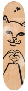 Skate doska Ripndip - Nermal Loves Board Black 8-25