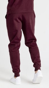 Tepláky Siksilk - Core Fitted Jogger Burgundy