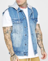 Vesta Siksilk - Gilet Rinse & Denim