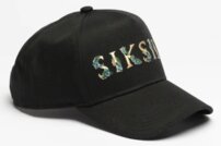 Šiltovka Siksilk - Floral Embroidery Trucker Cap Black