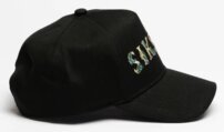 Šiltovka Siksilk - Floral Embroidery Trucker Cap Black