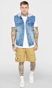 Vesta Siksilk - Gilet Rinse & Denim