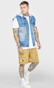 Vesta Siksilk - Gilet Rinse & Denim