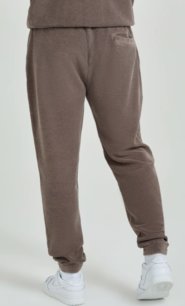 Tepláky Siksilk - Loopback Relaxed Joggers Brown Heavyweight