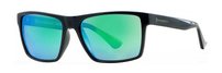 Slnečné okuliare HORSEFEATHERS -MERLIN Gloss Black  Mirror Green 1