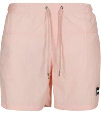 Kúpacie plavky Urban Classics - Block Swim Shorts Pink
