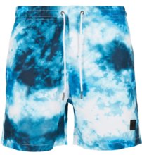 Kúpacie plavky Urban Classics - Pattern Swim Shorts Pool Aop