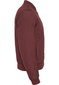 Bombera Urban Classics - Diamond Quilt Nylon Burgundy