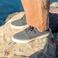 Topánky Etnies - Barge LS gray gum red