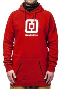 Mikina Horsefeathers - Sherman Long Red