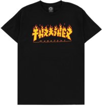 Tričko Thrasher - Flame Godzilla Logo Tee Black