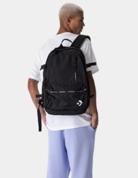 Batoh Converse - Straight Edge Large Logo Backpack Black