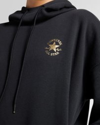 Mikinové šaty Connverse - All Star Shine Hoodie Dress Black