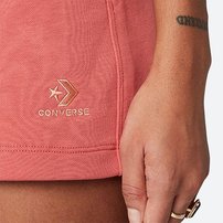 Kraťasy Converse - Embroidered Star Chevron Short Ft  Coral Pink