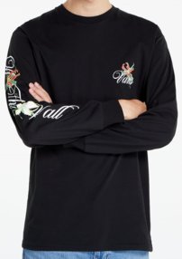 Tričko Vans - Fatal Floral LS Tee Black