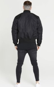 Bombera Siksilk - Flight Jacked Bomber Black