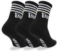 Ponožky New Era - Stripe Stripe 3 Pack Black