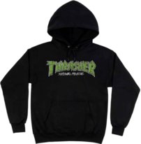 Mikina Thrasher - Brick Hoodie Black