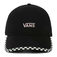 Šiltovka Vans - Bow Back Hat Black White Checkerboard 