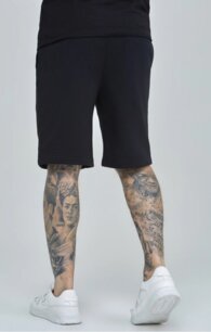 Kraťasy SikSilk - Essential Fleece Short black