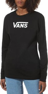 Tričko Vans - Wm Flying V Classic LS Tee Black